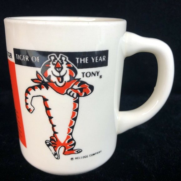 1974 Kellogg Company Tony The Tiger Mug Year Of The Tiger CAT 74 Kellogg’s VTG - Picture 1 of 8